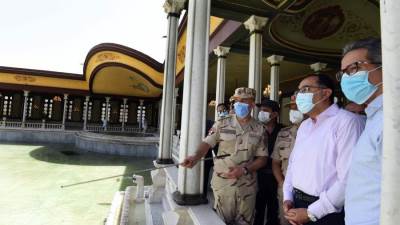 كواليس جولة رئيس الوزراء التفقدية لأعمال ترميم قصر محمد علي باشا بشبرا